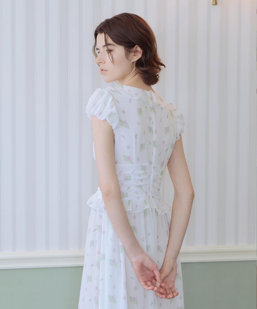 Aiseugadeuneiogongpal Jacaranda Print Dress