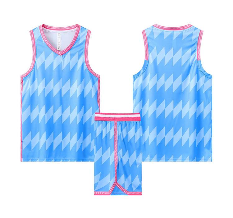 Basketball Suit Sports Men'S Vest Basketball Suit Youth Children Primary School Students Training Suit Digital Printing
