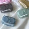 Contact Lens Box Prevent Leakage Transparent Lens Cover Container Contact Lens Holder Companion Box Care Box Portable Travel