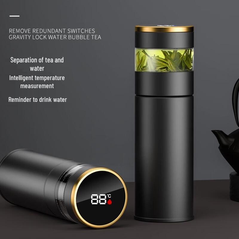 Smart Temperature Display Tea Infuser Bottle