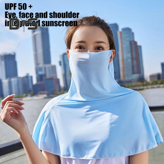 Sunscreen Face Guard Ice Silk Neck Protection Summer Riding Face Guard Outdoor Activities Travel Neck Gaiter