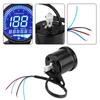 Digital Motorcycle Speedometer, Keenso 12V DC Universal Motorcycle LED Backlight Digital Speedometer Tachometer Speed Gauge Oil Level Meter Voltmeter