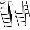 Luxury Wall-Mounted Rubber-Coated Bicycle Hook for Heavy Loads