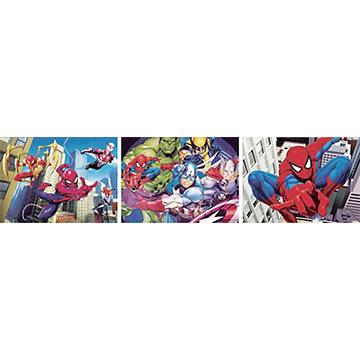 Animazione 3D poster tridimensionale gradiente raster pittura poster di Spider-Man Iron Man raster nudo
