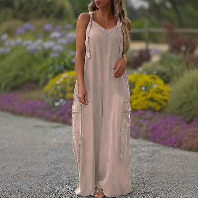 Tute da donna larghe salopette spalline regolabili tute larghe casual gamba larga
