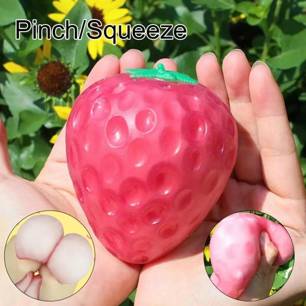 Super Dydžio Braškių Squishy Lėtai Kylančios Antistresinės Žaislas Suaugusiems Nuo Nerimo Fidget Žaislas Vaikams Suaugusiems Suspausti Su Netoksišku Žaislu