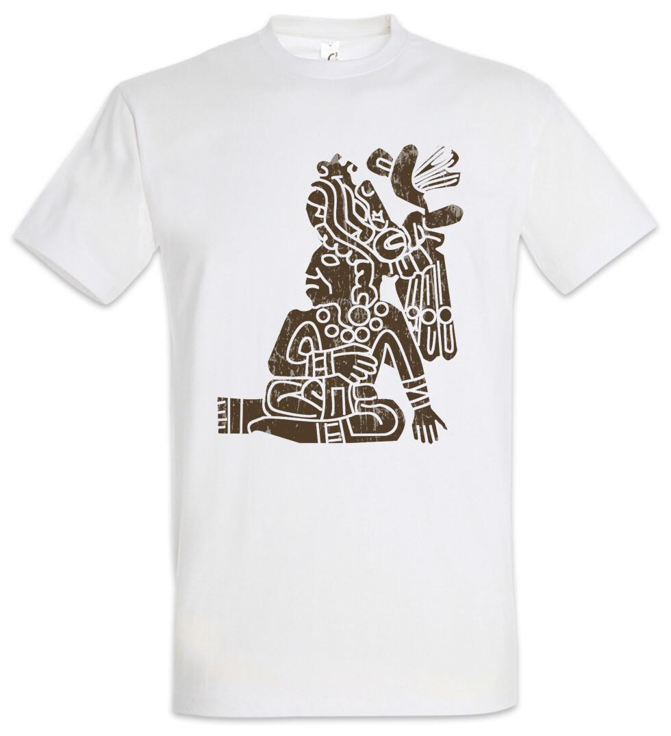 Aztec Man I T-Shirt Aztecs Empire Tattoo American Indians Tribe Sign Men 4XL