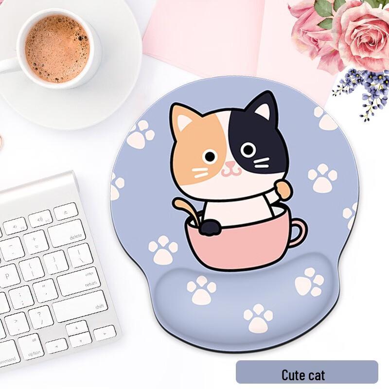 Fumede Ergonomic Silicone Mouse Pad with Wrist Rest