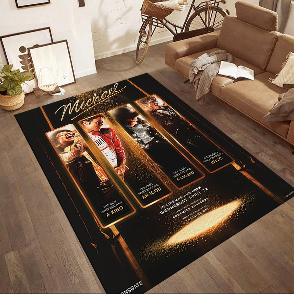 Michael Jackson 68 Area Rug Suitable for Decorate room Hallway Kitchen Entryway Antislip Carpet Anime Office Decor Wedding Party Gift
