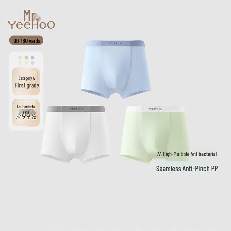 YEEHOO Kids' 7A Antibacterial Modal Boxer Briefs