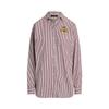 Camisa de tela a rayas de corte relajado de Lauren Ralph Lauren Wmlrshts6820450410 