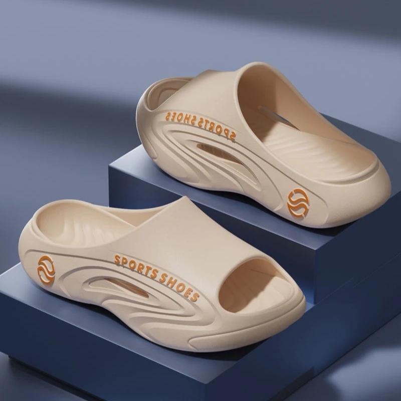 Fashion Sabot Male Slipper Height Soft Platform Slides Casual Cheap Shoes Liquidation Elegant 2025 Style Fun Mascullino Trend Men's Shoe