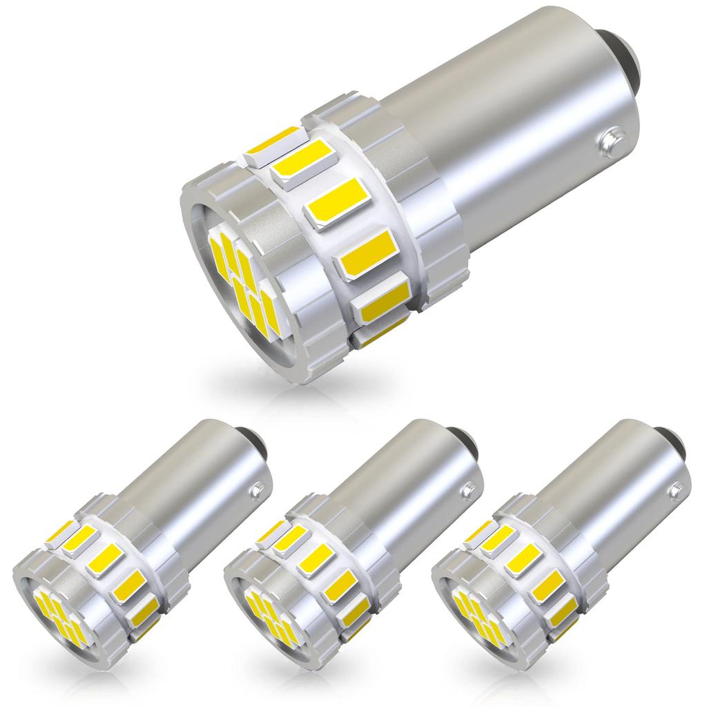 TORIBIO BA9S G14 Car 3014 Position Small License Plate and Room DC12V of LEDs, White, High-Brightness LEDs, 18-LED Element, Lamp, Lamp, Lamp, Lamp,