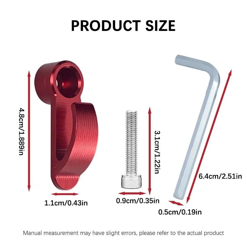 Universeller Motorrad Einzelhaken Lokomotivhaken Helmhalter Aluminiumlegierung Fahrradhaken für Helm Motorradzubehör