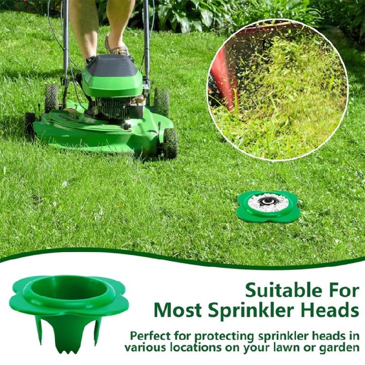Sprinkler Protectors Cover For Durability Use In Lawn Care Plastic Materials With Effortlessly Setups