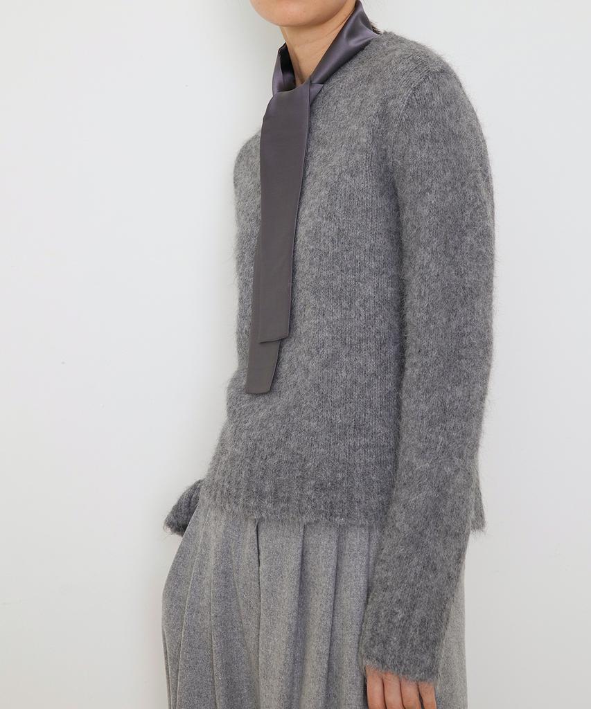 MANUELLE ET GUILLAUME Alpaca Gray Knit