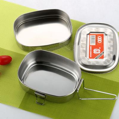 Custodia per contenitore per alimenti in acciaio inossidabile per studenti, pranzo termico a 2 strati