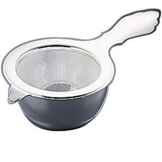 Hase Tomi Seisakusho Mesh-Style Tea Strainer, 18-8 Silver Plated Stainless Steel, Made In Japan, PTI11003