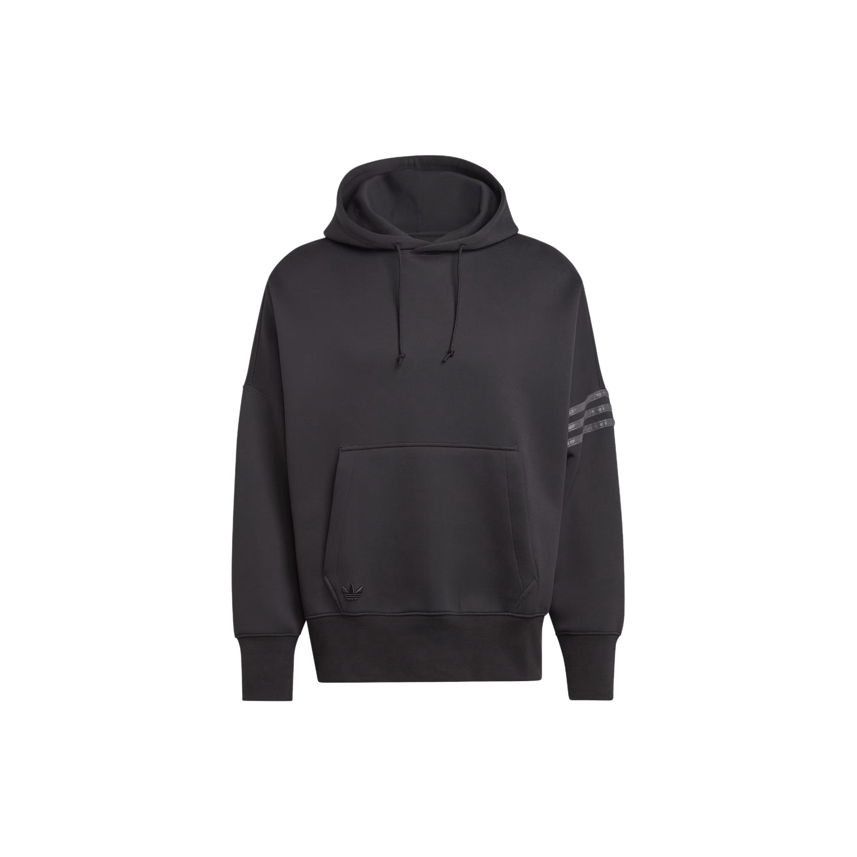 adidas Street Neuclassics Hoodie Asia Sizing Black Men s IP3286 XS