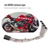 Compatible Exhaust Pipe Modification for Qianjiang QJMOTOR Sai 800RS: Original Valve Mid and Front Sections
