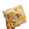 Ins Flat Top Bag Large Capacity Makeup Bag Cute Cartoon Bear Cosmetic Bag  Girly