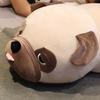 Dog Plush Doll Cute Cartoon Lazy Pug Plushies Soft Stuffed Animals