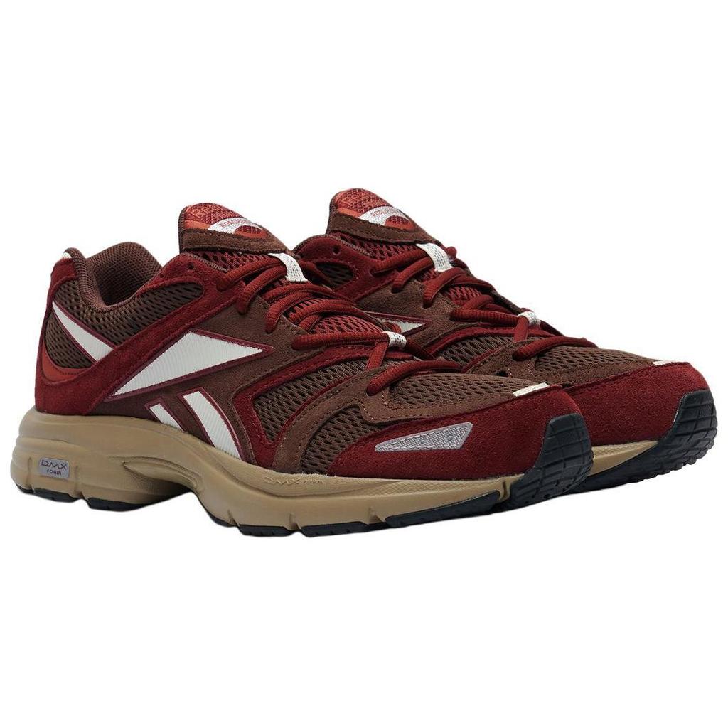 Reebok Premier Road Plus 6 Soft Comfortable Low-Top Casual Running Shoes Unisex Sneaker Red Brown 100201155