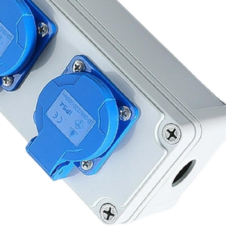 16A 3 Hole Electrical Sockets Protective Cover Weather Resistant Strong Design Simple Tool Easy Installation for Garden