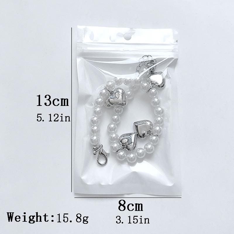 Imitation Pearl Anklet Trouser Chain With Spike Charms Adjustable Punk Style Ankle Bracelet Women Jeans Decor Fashion Jewelry