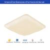 Xuan Yong Square LED Ceiling Light, Full Spectrum CRI 97, 3-Color Dimmable