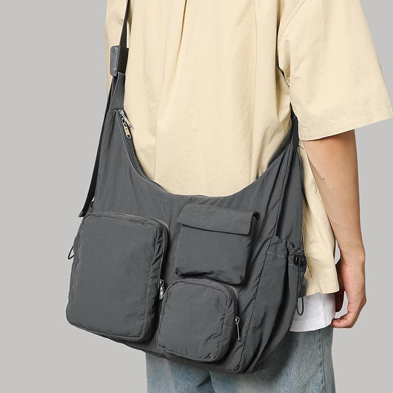 Męska torba crossbody z wieloma kieszeniami, duża pojemność, torba tote do sportów jeździeckich, damska torba na ramię