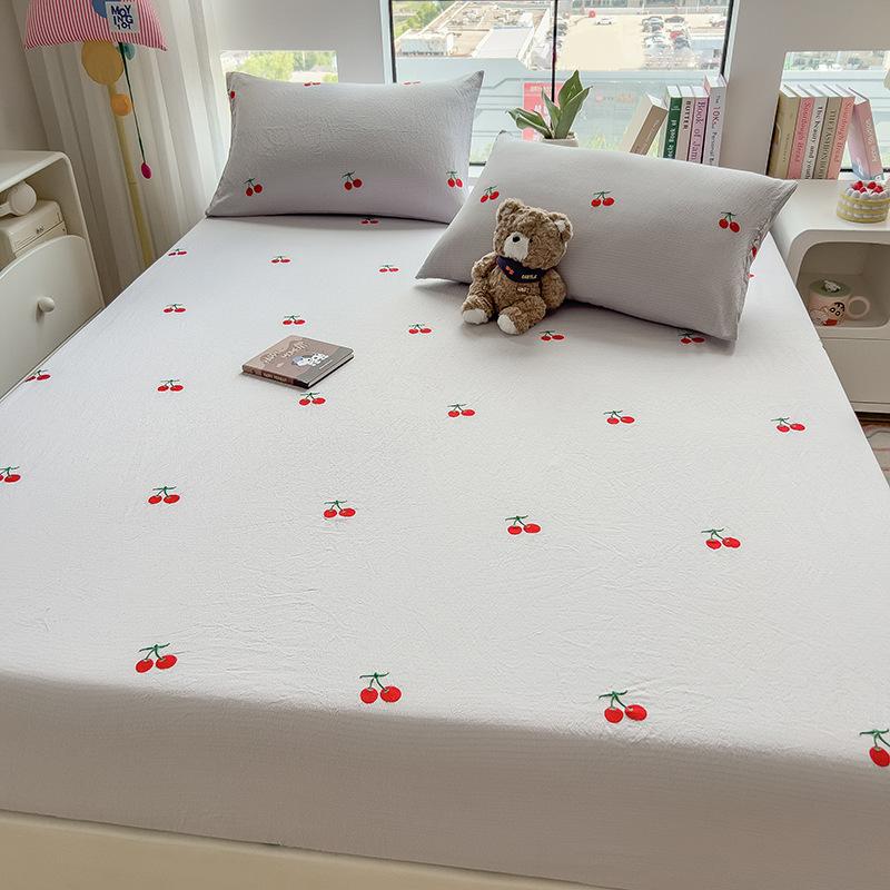 New Style Bed Sheet Single Piece Dormitory All-inclusive Non-slip Bed Sheet Bed Cover Bedroom Bed Mattress Protector