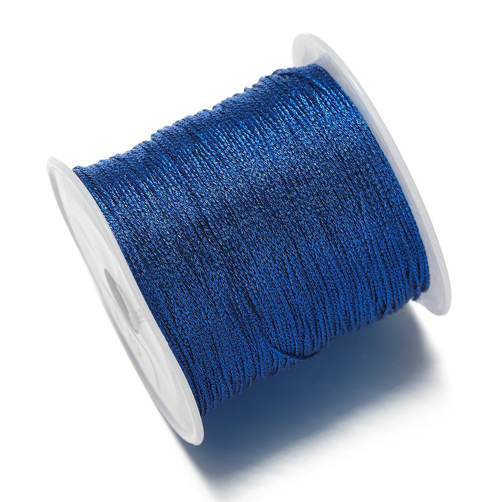 1Pc 0.2-0.8mm Multi-Color Braided Thread Macrame Cord String for DIY Bracelet Necklace Tassels Beading Craft Rope