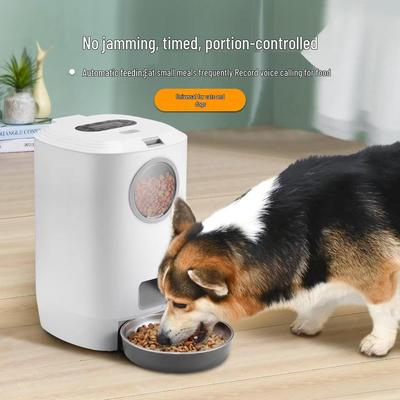 4.5L Smart Pet Feeder with Visible Window and Timed Dispenser for Cats & Dogs