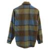 TOWNCRAFT 60s Vintage Triangle Tag Check Pattern Long Sleeve Wool Shirt S Men's Used
