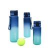 Gradient Frosted Water Bottle with Free Shipping - Large Capacity, Portable Sports Cup for Men and Women