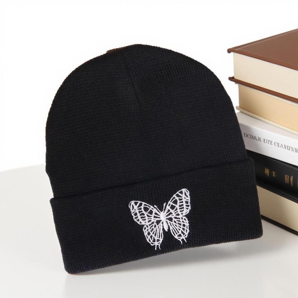 Všestranná trendy akrylová pletená čepice - Unisex podzim/zima Hip Hop styl pro ochranu před chladem.