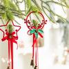 1 Stück Baumglocken Dekorationen Weihnachten Rot Geschenke 3 Stück Glocken Heim Baumdekor Feiertag Hängende Anhänger Party 3 Stile