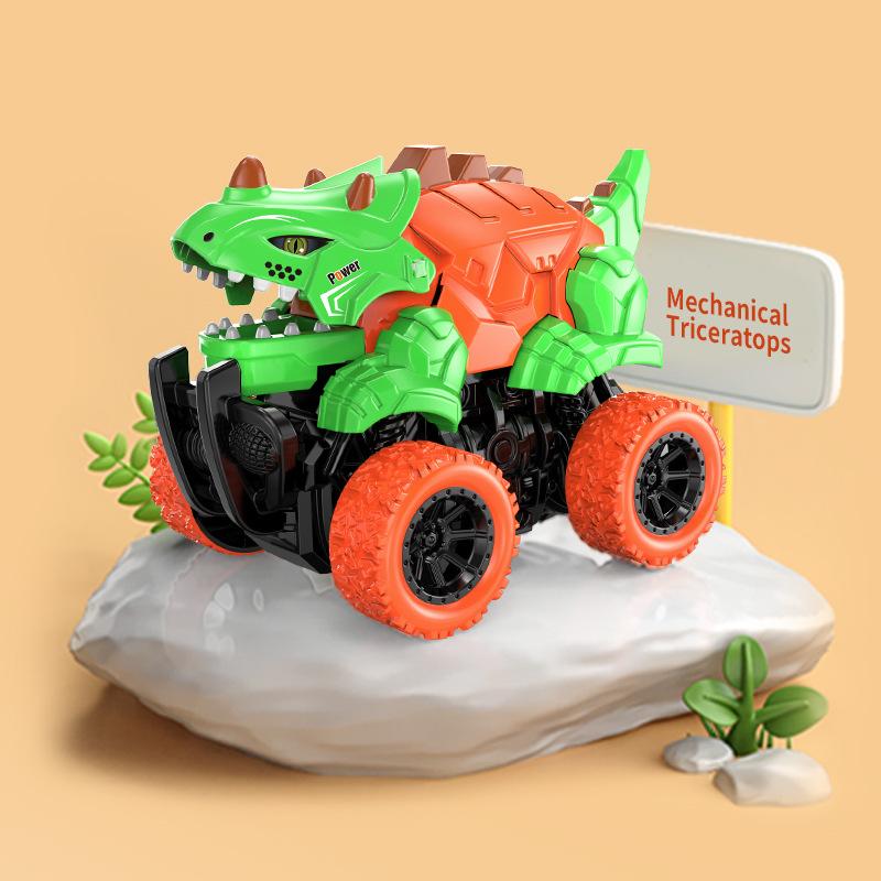 Children's Car Toy Electric Obstacle Avoidance Boy Dinosaur Toy Car with Motion Sensing Car Dinosaur Car