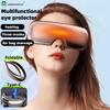 JKR English Visual Eye Massager with Air Pressure Heat Compress Bluetooth Music Eye Protection Device for Comfortable Relaxation
