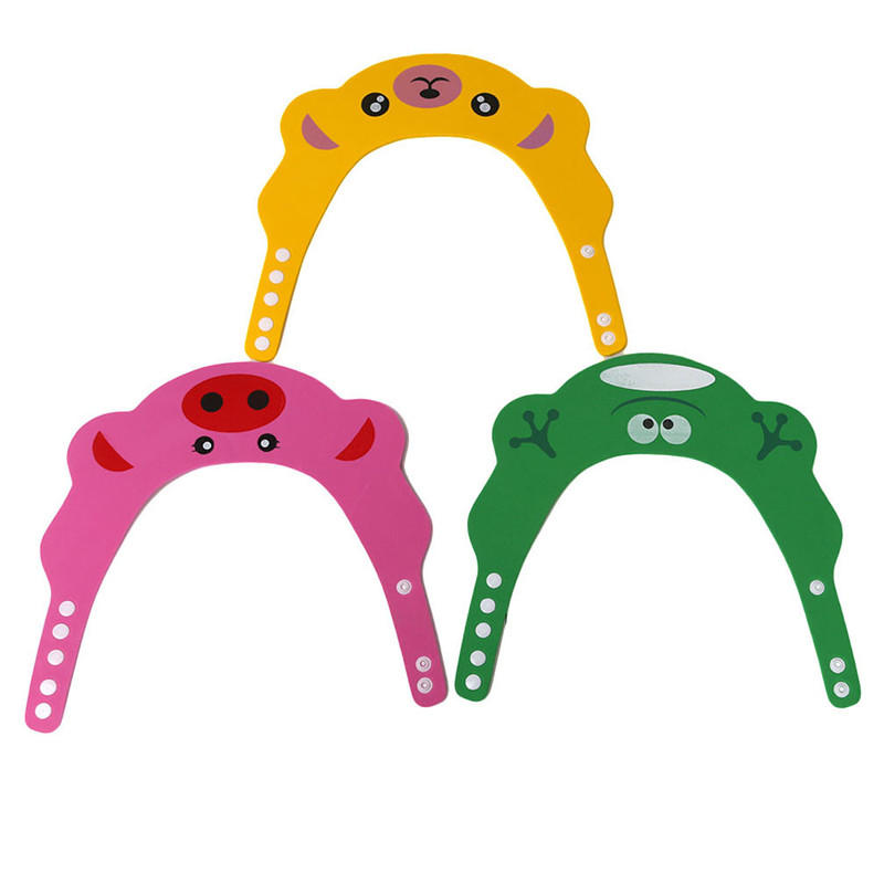 Verstellbare Mütze für Kleinkinder und Kinder zum Baden und Duschen, zum Waschen von Haaren, direktes Visier für die Babypflege