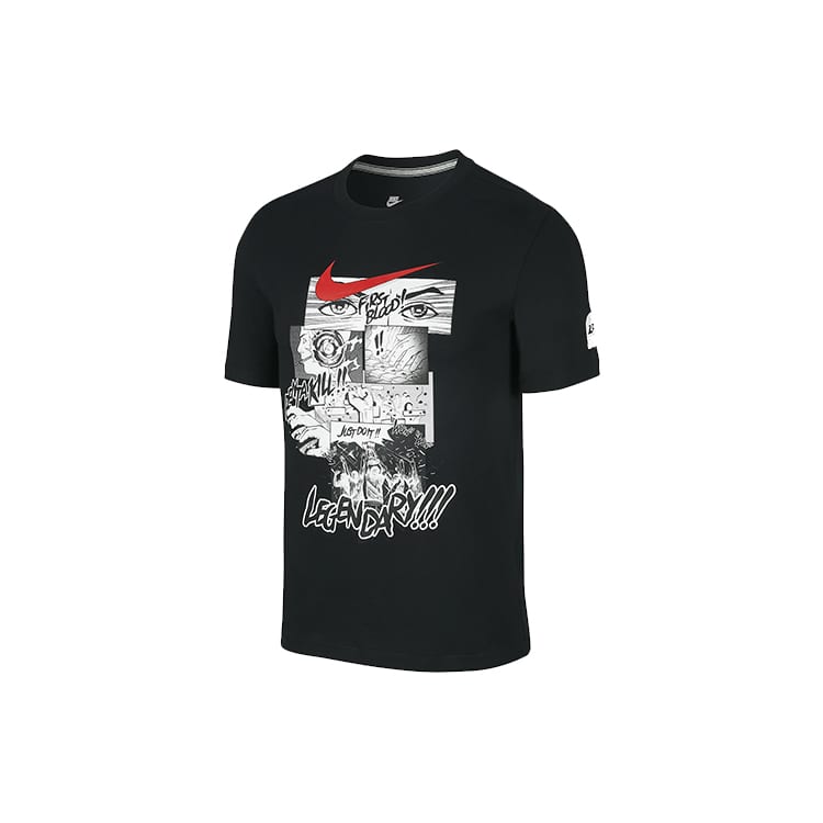Nike T Shirts Men's Crew Neck Moderate Straight Fit CT9105-010