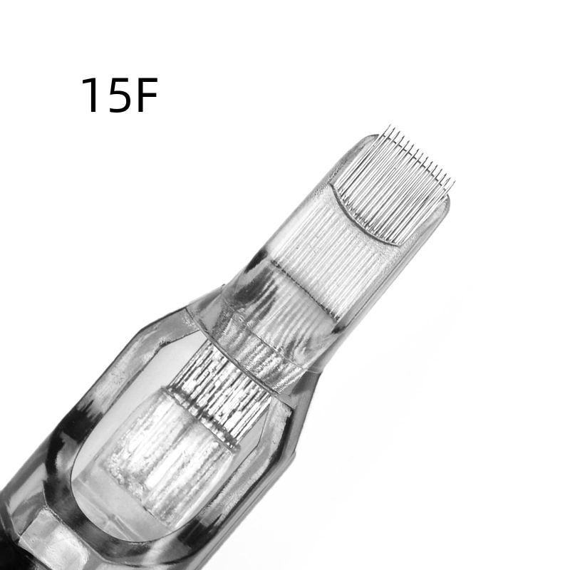 10 stücke Edelstahl Tattoo Patrone Nadel 0,35mm 1215f Tinte Patrone Tattoo Nadel