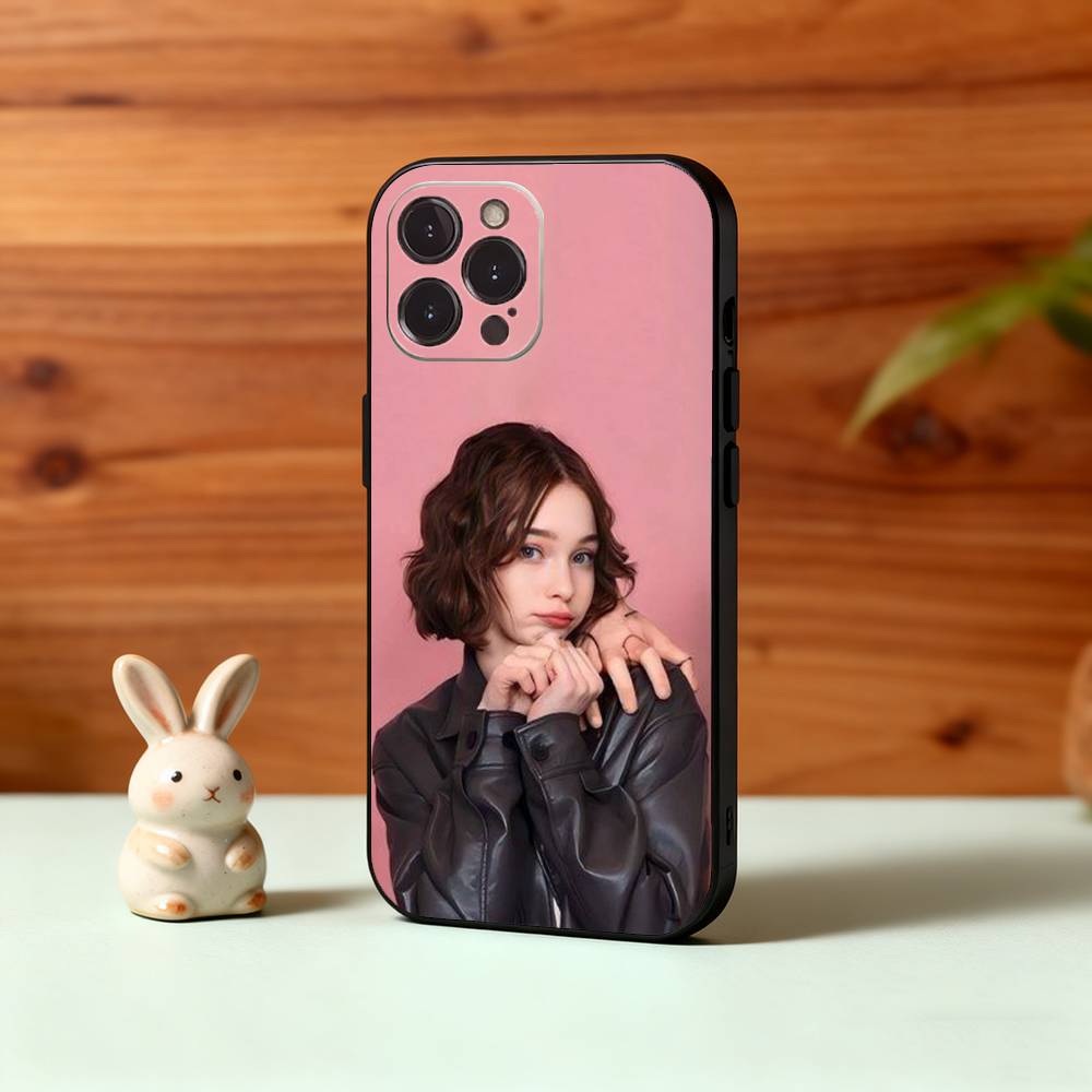 Lovely E-Emma Actor M-Myers Phone Case For iPhone17 16 15 14 13 12 11 Pro Max Plus,5G Soft Black Case