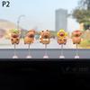 New Car Ornaments Auto Dashboard Rearview Mirror For Cartoon Capybara Decorative Ornament Car Styling Modification Accessories