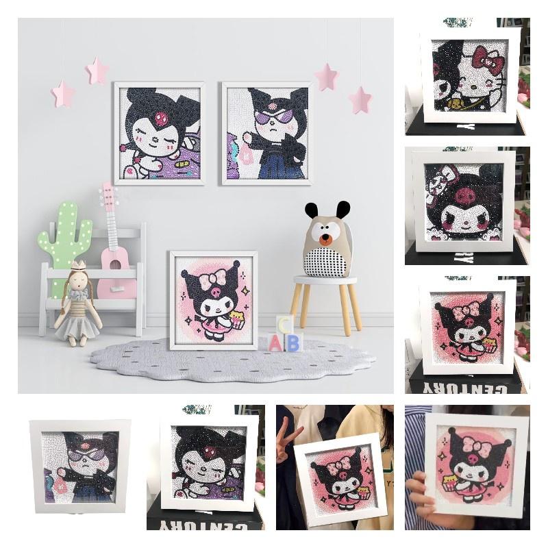 Neues Cartoon-PVC-Stick-Diamantgemälde mit Kunststoffrahmen Perfektes Geburtstagsgeschenk für Kinder und Erwachsene