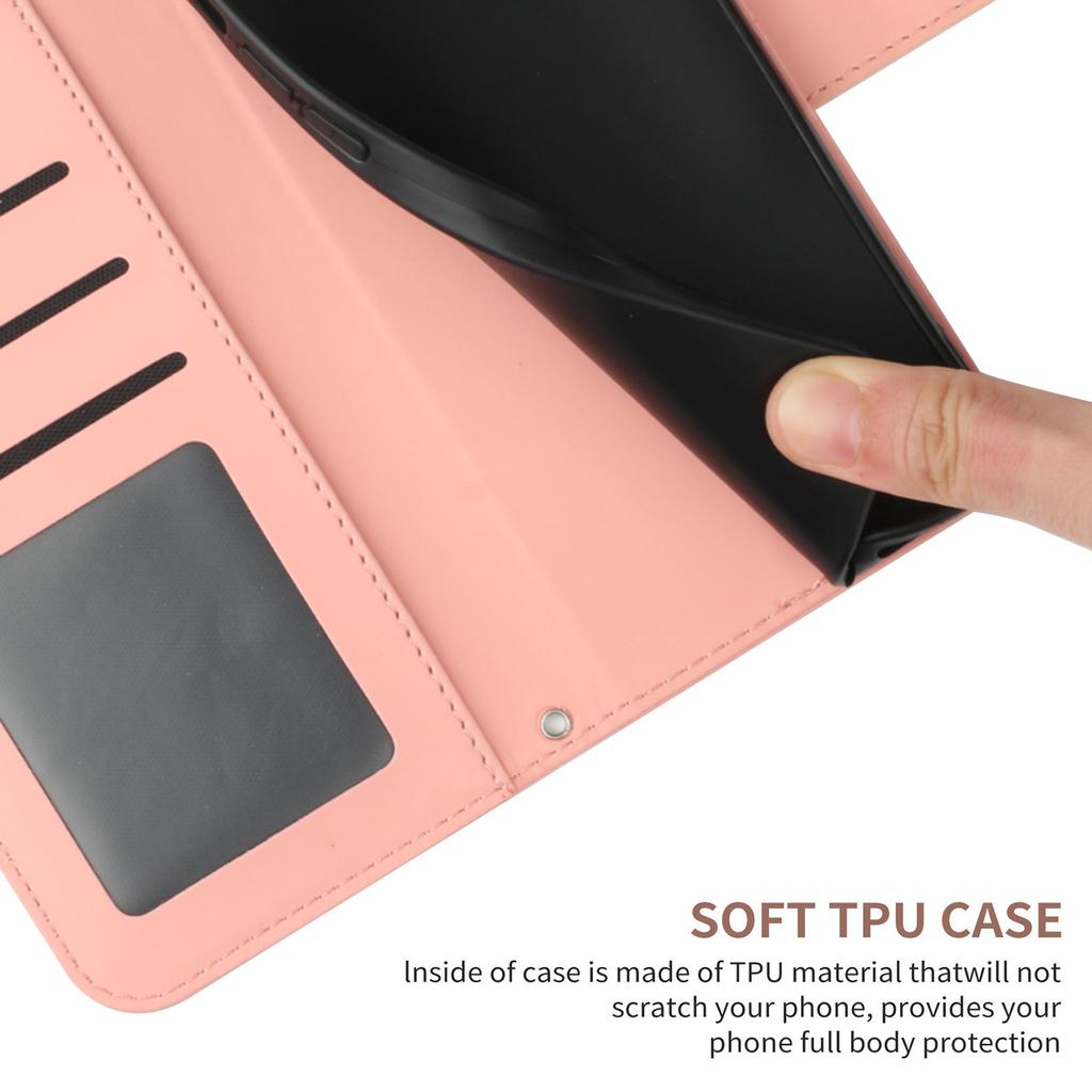 For Oppo A5x 5G/4G Case Sunflower Imprint Leather Wallet Phone Cover with Wrist Strap