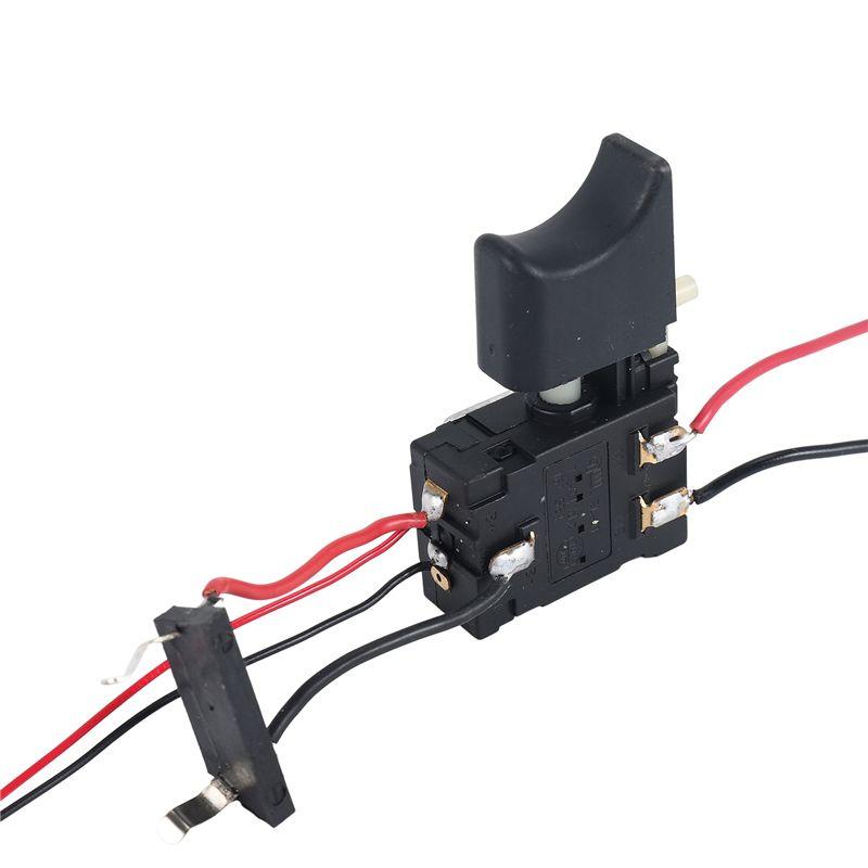 AEE2-DC 7.2 V - 24 V 16A Electric Drill Control Switch Cordless Trigger Switch With Small Light For Power Tool