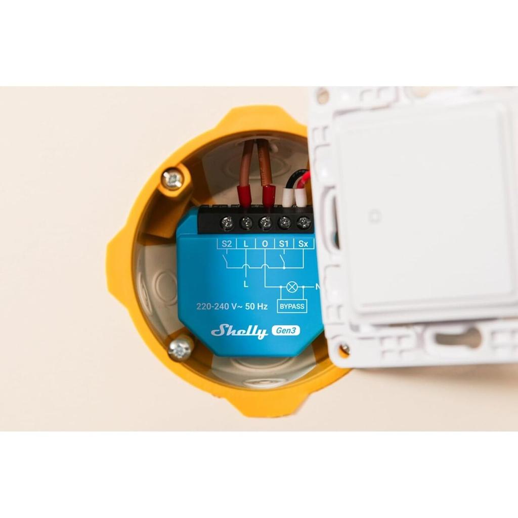 Smart Plug Shelly S3SW-0A2X4EUL Bluetooth Wi-Fi 230 V 16 A