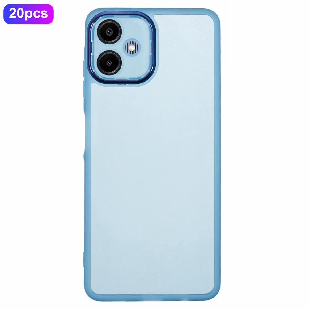 Bulk Purchasing 20Pcs For Samsung Galaxy A06 4G Case Electroplated Camera Frame TPU Phone Cover Precise Cutouts